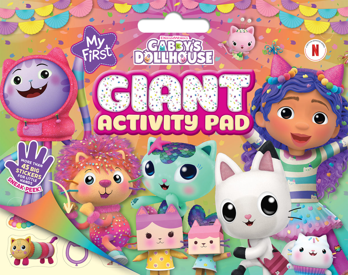 Gabby's Dollhouse: My First Giant Activity Pad - DreamWorks
