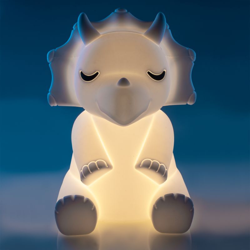 LED Light - Lil Dreamers Triceratops Soft Touch (18cm)