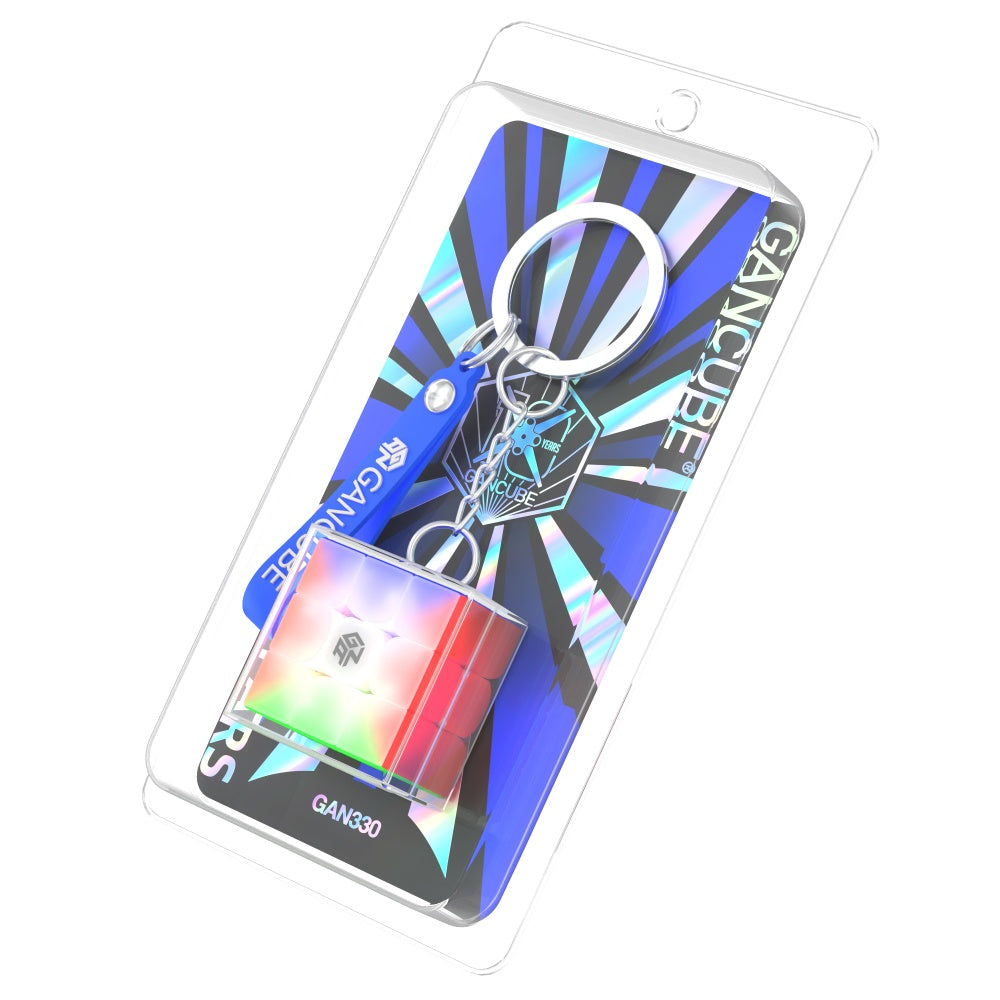 GAN: GAN330 Keychain - 10 Years Special Edition - 3×3 Cube