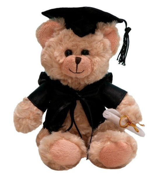 25cm Graduation Bear in cap and gown, a heartfelt gift celebrating academic achievements and new beginnings.