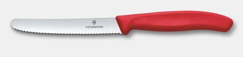Victorinox Tomato & Sausage Knife 6.7831 - 11cm New Red Handle Replaces 67831