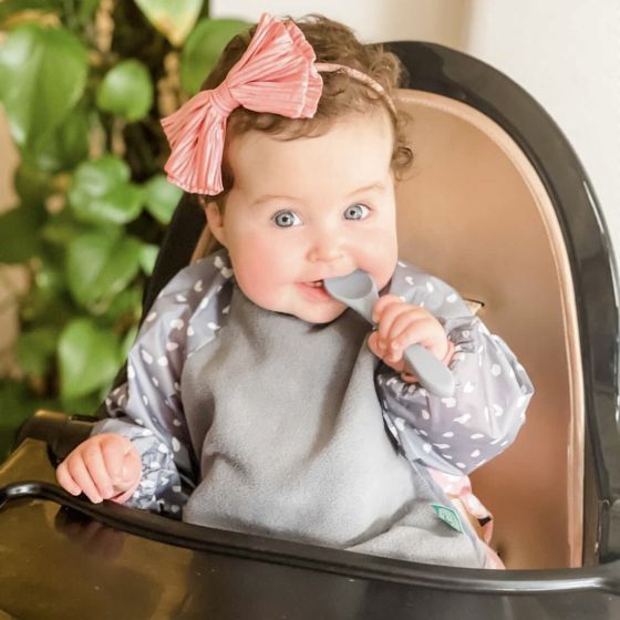 Long Sleeve Bib - Star Blue - All4Ella