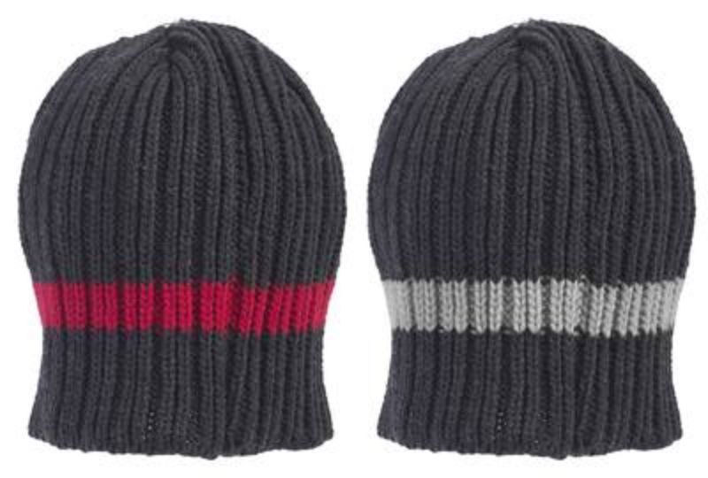 Men's Single Stripe Beanie - Daniel (Set of 2 Assorted)