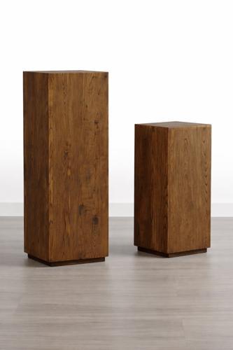 Elm Plinth - Medium - 350 X 350 X 760