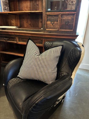 Snugg & Co. Cushion Cover - Jacquard Cushion Cover - Black White Jacquard