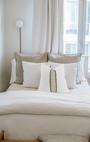Cushion Cover - Braid - Cream / Natural - 550 X 550