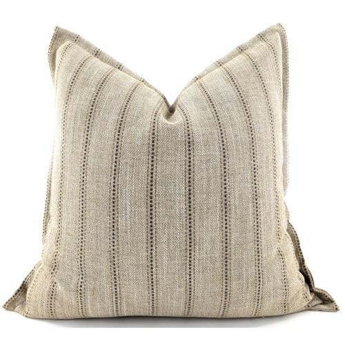 Snugg & Co Cushion Cover - Int Eartstriped Natural - 550 X 550
