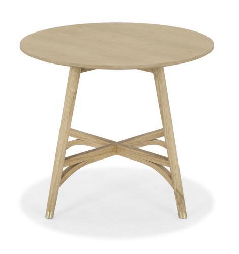 Nordic Oak Coffee Side Table - 600 X 600 X 500