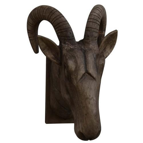 Rams Head Wall Sconce - 220 X 280 X 340