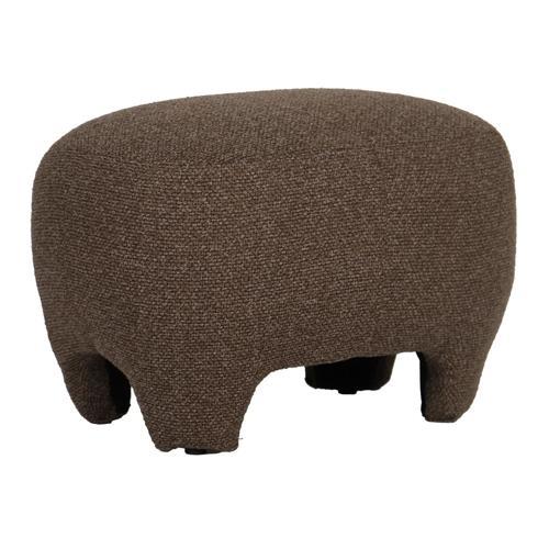 Elle Ottoman - Driftwood