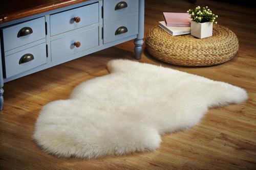 Kaikoura Long Wool Single NZ Sheepskin - Ivory