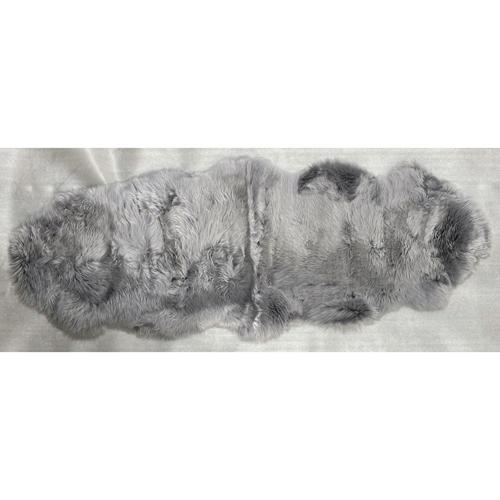 Kaikoura Long Wool Double NZ Sheepskin - Grey
