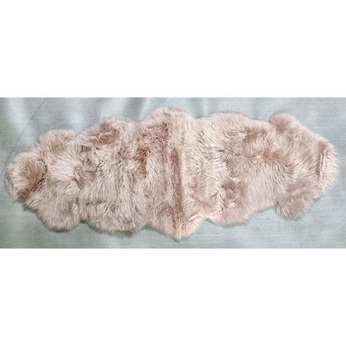 Kaikoura Long Wool Double NZ Sheepskin - Rose