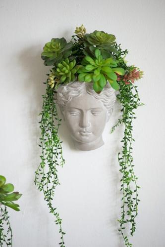 Visage Cement Vase, Small - 17 X 14 X 22
