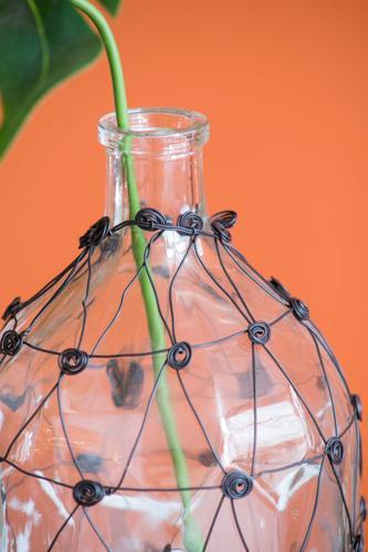 Glass Vase - 18 X 18 X 46