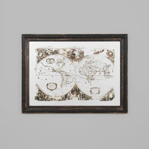 Mirrored World Map
