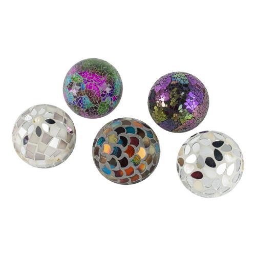 Mosaic Balls Set of 5