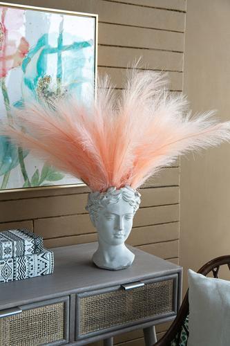 Artificial Pampas Grass X3 Branches - Blush