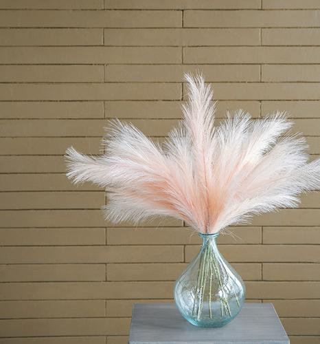 Artificial Pampas Grass X3 Branches - Blush