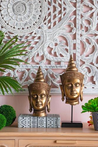 Budda Head on Stand