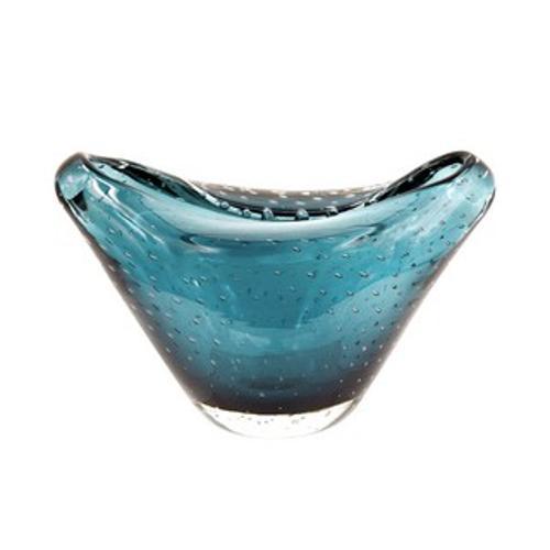 Blue Glass Vase - 290 X 195 X 180