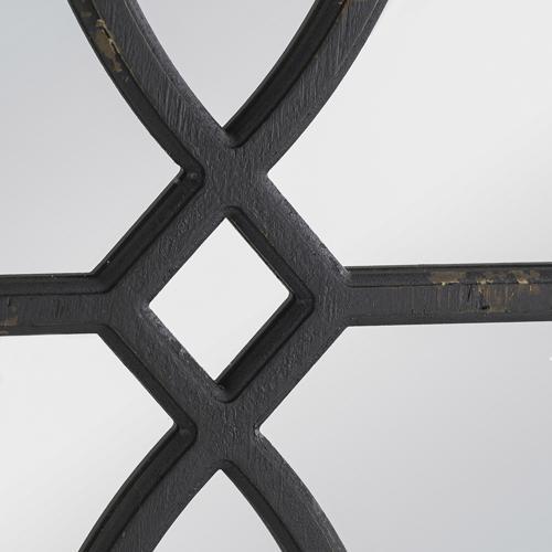 Black Carved Wll Mirror Set of 2 - 400 X 600 X 30