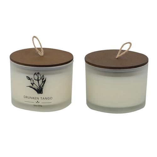 Earl Grey Scented Candles Set of 2