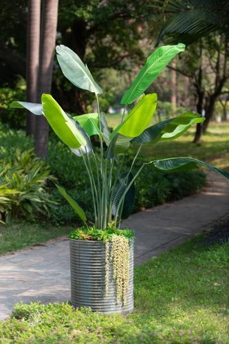 Planter - Rustic Olive - 470 X 470 X 550