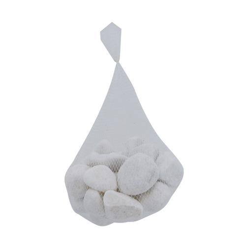 1.2 - 2 Inch Snow White Stone, 5 Lb