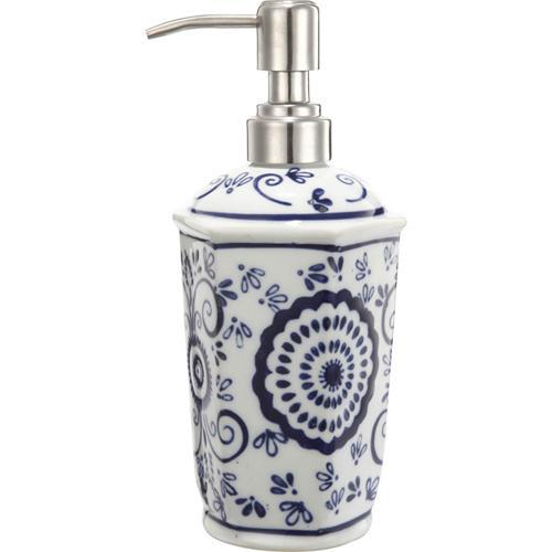 Blue Bathroom Accessory Set
