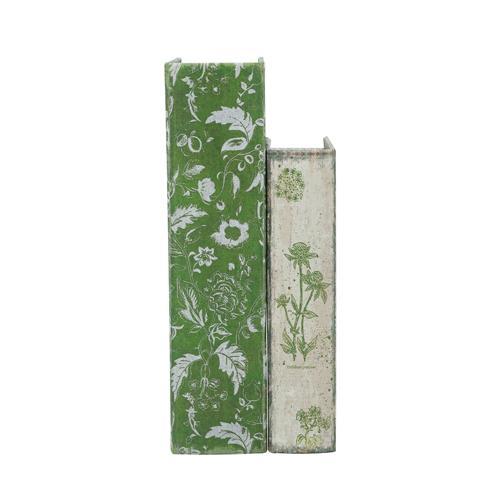 Green Leaf Book Box Set of 2 - 180 X 70 X 270