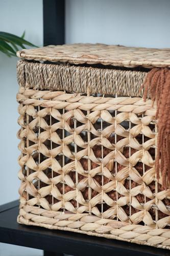 Water Hyacinth Basket Set of 4 - 520 X 300 X 350