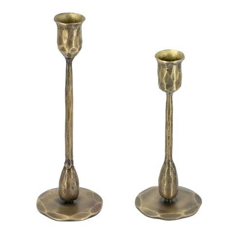 Gold Candle Holders Set of 2