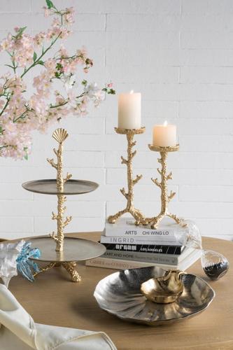 Rose Embossed Hourglass with Black Sand - Small
