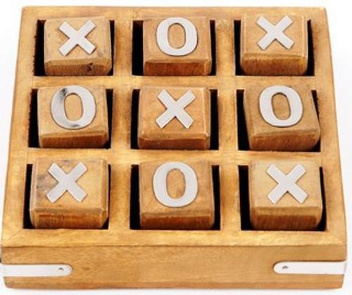 Wooden Tic Tac Toe - 115 X 115 X 30