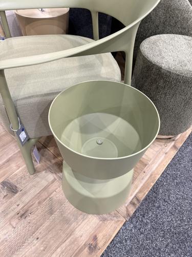 Outdoor Ice Bucket Side Table - Sage - 310 X 310 X 510