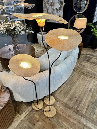 Bamboo Floor Lamp - 480 X 480 X 1300