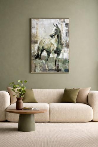 Framed Canvas Hand-Painted - 826 X 1226 - YR9038