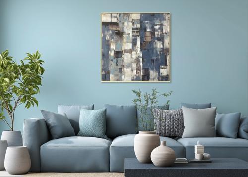 Framed Canvas Hand-Painted - 1026 X 1026 - YR9044
