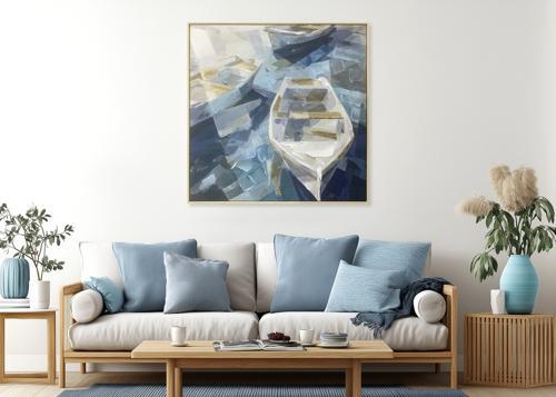 Framed Canvas Hand-Painted - 1026 X 1026 - YR9045