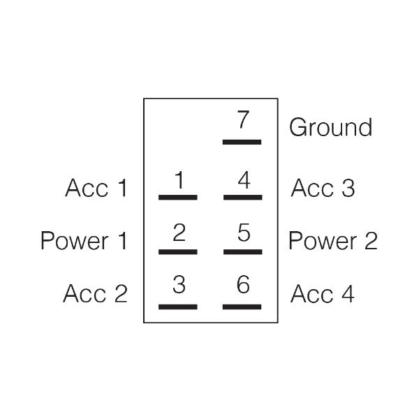 12 / 24v Momentary (On) / Off / Mom (On) Illuminated Sealed Rocker Switch