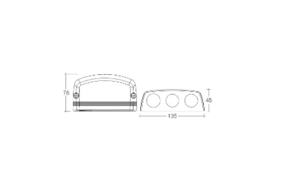 Heavy-Duty Surface Mount Accessory / Dual Usb Sockets