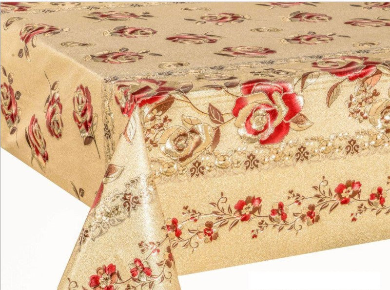 Table Cover Roll - Roses (1.37 X 20m)