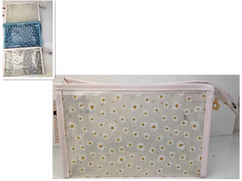 Cosmetic Bag - 23 X 15 X 7cm (Set Of 3 Assorted)