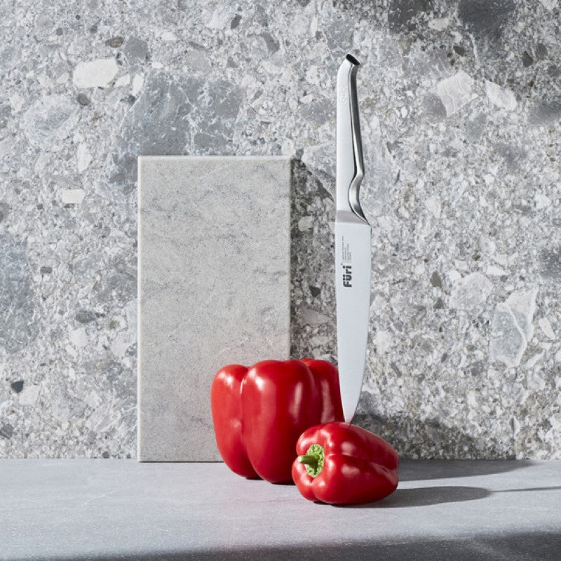 Furi - Stone Knife Block Snow Terazzo Set 7 Piece