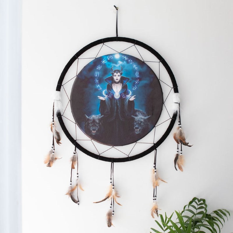 Dreamcatcher Moon Witch 62cm Round by Anne Stokes