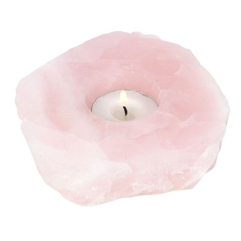 Rose Quartz Tealight Holder