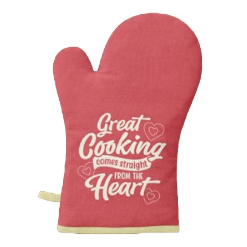 Great Cooking from the Heart Oven Glove