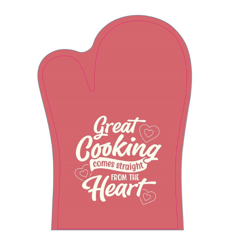 Great Cooking from the Heart Oven Glove