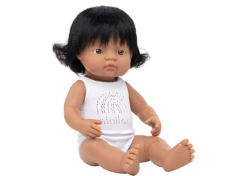 Miniland - Baby Doll - Hispanic Girl 38cm